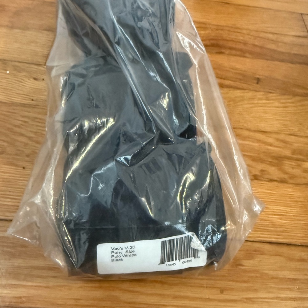 4 Pony Polos Black NWT